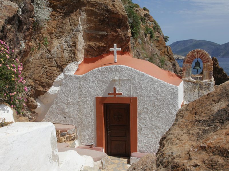 Picturesque,Chapel,On,Leros,Island,,Greece